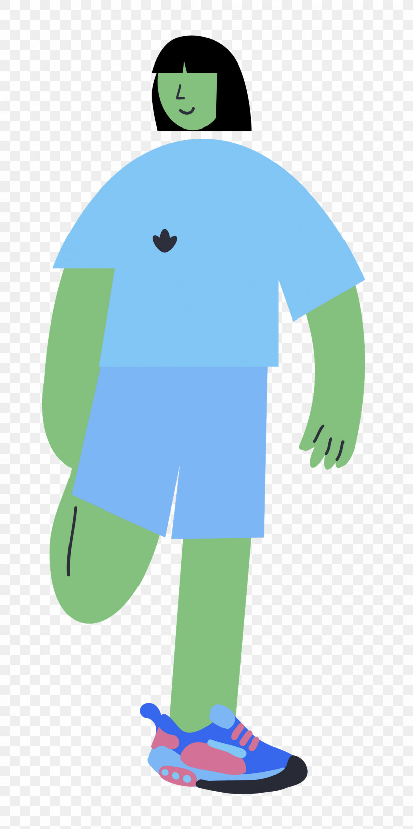 Jogging Sports, PNG, 1246x2500px, Jogging, Cartoon, Geometry, Green, Headgear Download Free