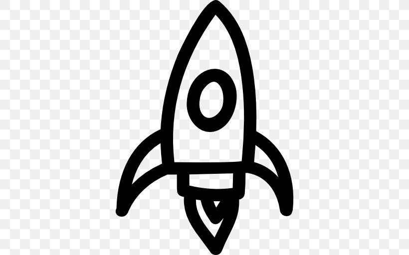 Rocket, PNG, 512x512px, Drawing, Black And White, Logo, Rocket, Shape Download Free