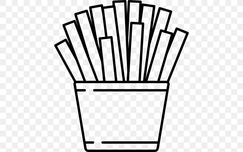 French Fries, PNG, 512x512px, Food, Black And White, Elder Law, Line Art, Rectangle Download Free