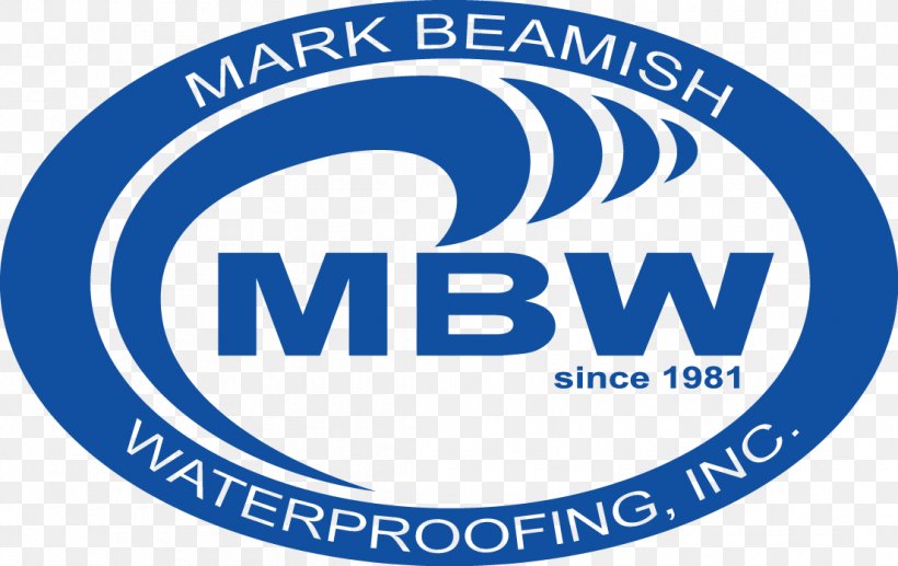 Logo Mark Beamish Waterproofing Organization Sealant, PNG, 1105x698px, Logo, Area, Blue, Brand, Business Download Free