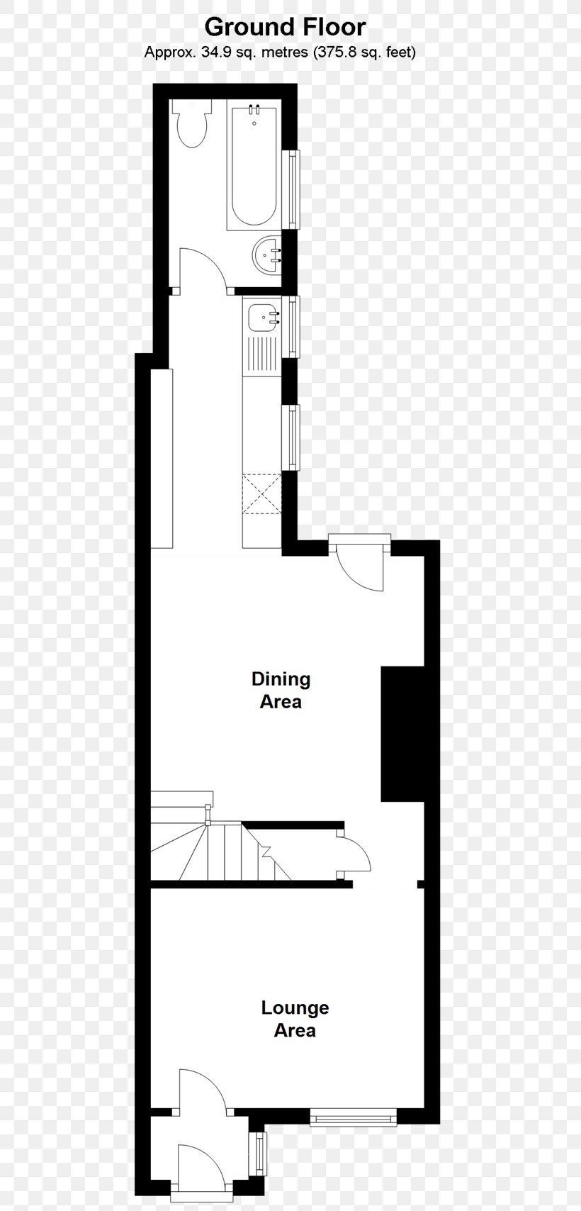 Floor Plan Paper Line Angle, PNG, 520x1708px, Floor Plan, Area, Black, Black And White, Diagram Download Free