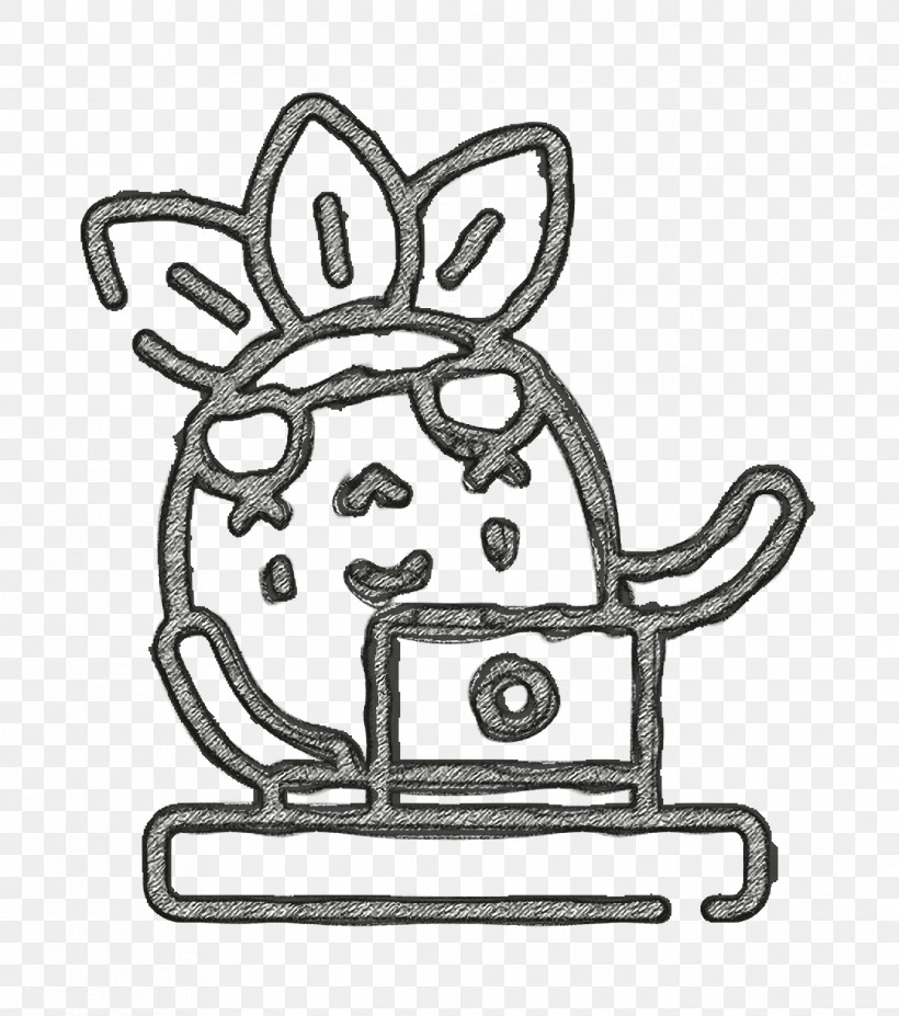 Laptop Icon Actions Icon Pineapple Character Icon, PNG, 1114x1260px, Laptop Icon, Actions Icon, Blackandwhite, Cartoon, Coloring Book Download Free