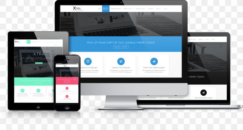 Responsive Web Design Web Template System Joomla Bootstrap, PNG, 960x516px, Responsive Web Design, Bootstrap, Brand, Communication, Communication Device Download Free