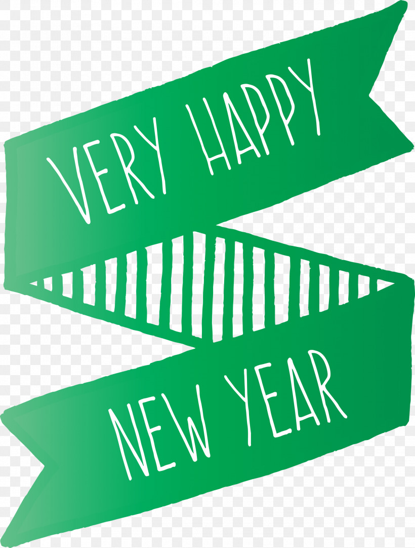 Happy New Year, PNG, 2275x3000px, Happy New Year, Geometry, Green, Labelm, Line Download Free