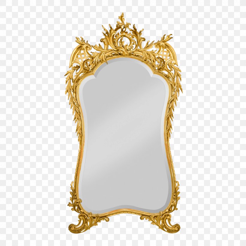 Mirror Gold Picture Frames Louis Quinze France, PNG, 1750x1750px, Mirror, France, Gilding, Glass, Gold Download Free
