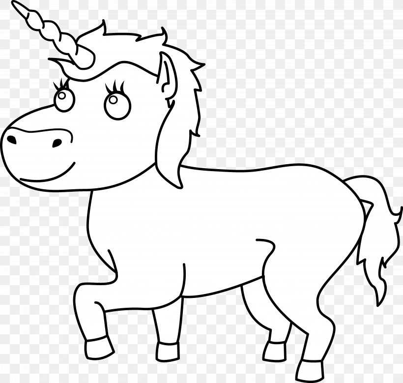 Unicorn Drawing Clip Art, PNG, 5602x5326px, Unicorn, Animal Figure, Area, Art, Black And White Download Free