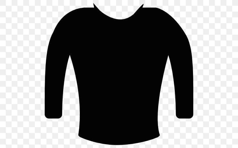 Long-sleeved T-shirt Shoulder, PNG, 512x512px, Tshirt, Black, Black M, Clothing, Long Sleeved T Shirt Download Free