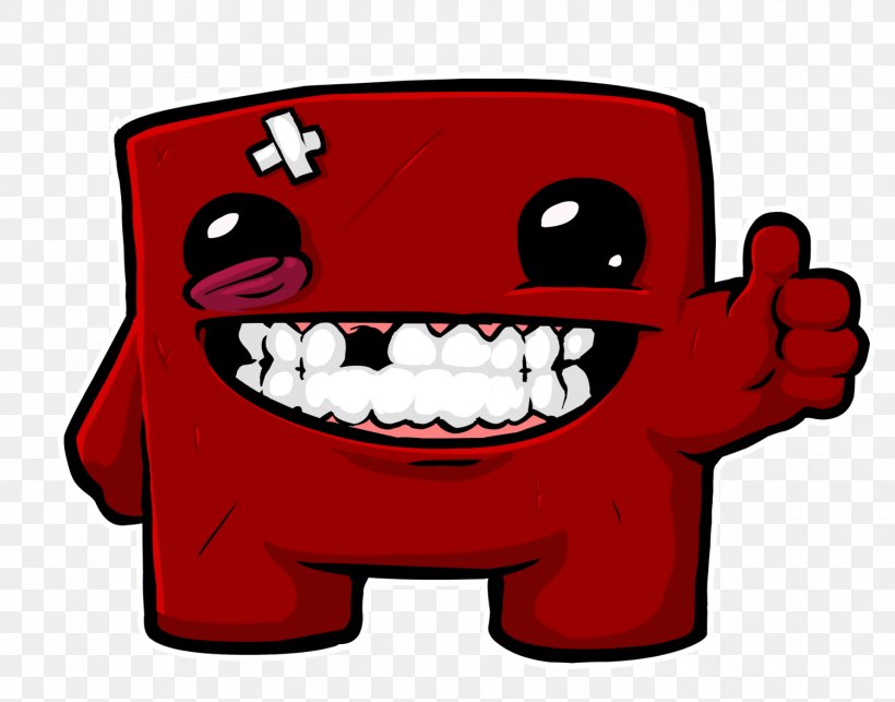 Super Meat Boy Forever PlayStation 4 Xbox 360 Indie Game, PNG, 1500x1177px, Watercolor, Cartoon, Flower, Frame, Heart Download Free