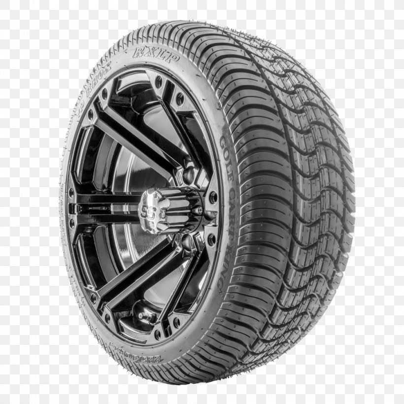 Tread Car Alloy Wheel Spoke Golf Buggies, PNG, 1000x1000px, Tread, Alloy Wheel, Auto Part, Automotive Tire, Automotive Wheel System Download Free