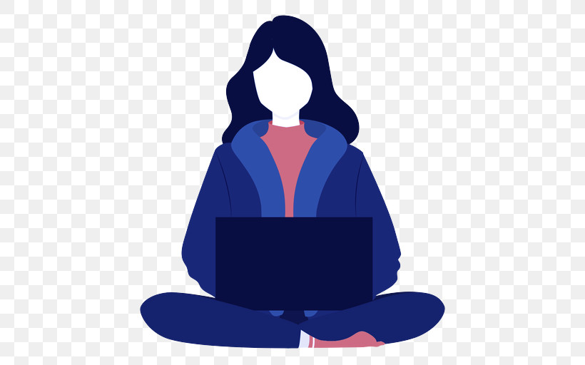 Cobalt Blue / M Character Sitting Character Created By, PNG, 512x512px, Character, Character Created By, Sitting Download Free