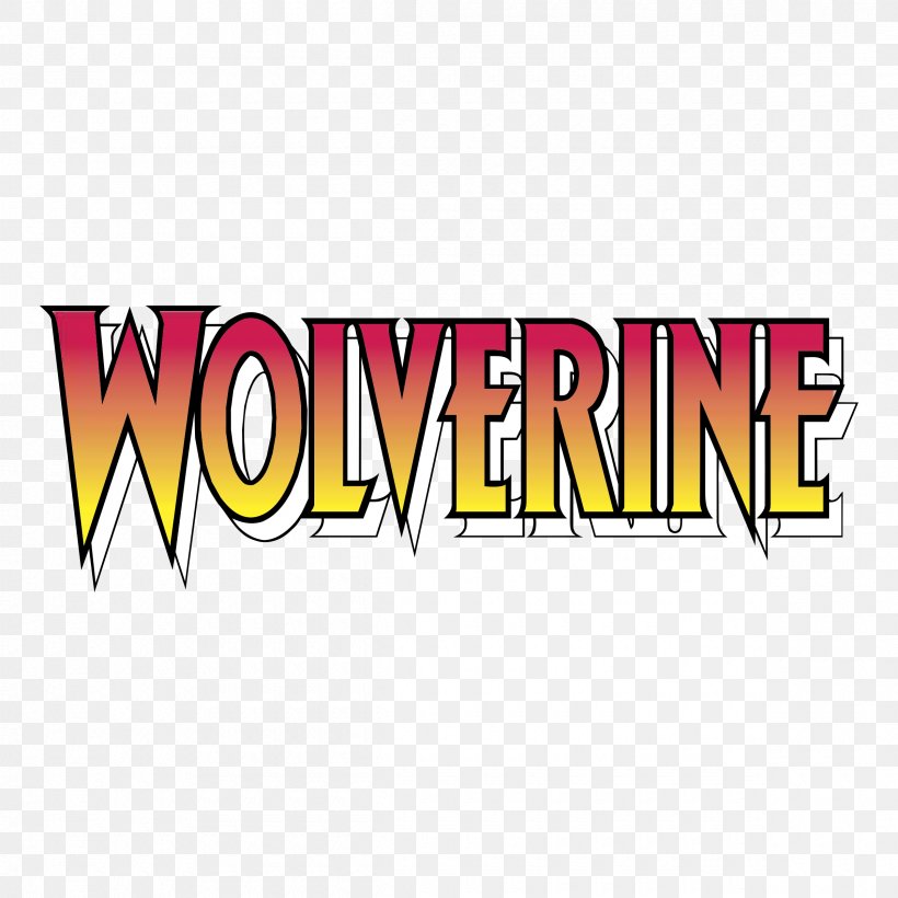 Wolverine Logo Font Brand Marvel Comics, PNG, 2400x2400px, Wolverine, Area, Banner, Brand, Centimeter Download Free