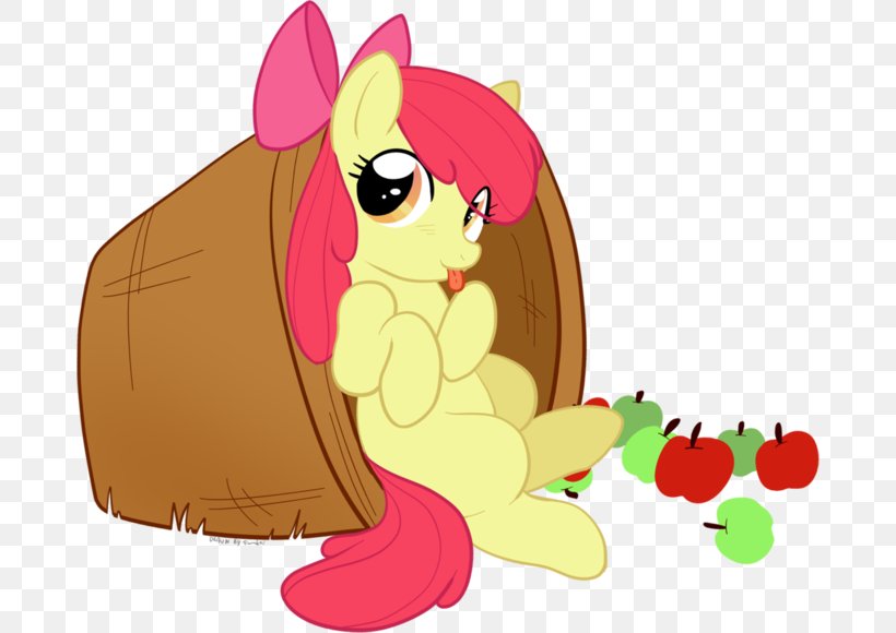 Apple Bloom Applejack Horse Scootaloo Canidae, PNG, 680x580px, Watercolor, Cartoon, Flower, Frame, Heart Download Free