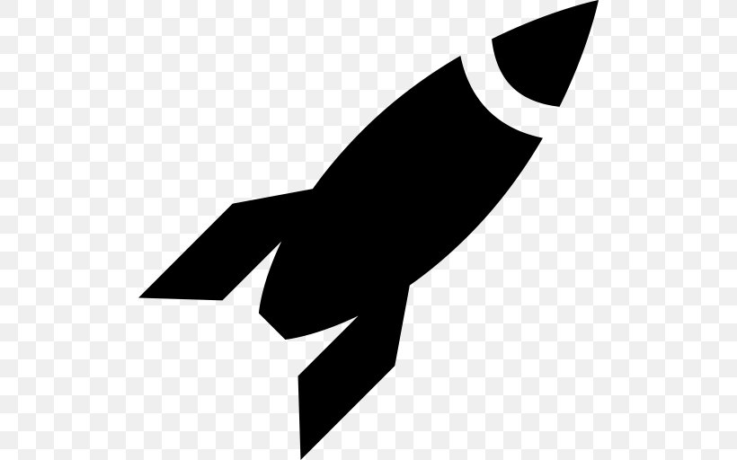 Spacecraft Rocket, PNG, 512x512px, Spacecraft, Artwork, Beak, Black, Black And White Download Free