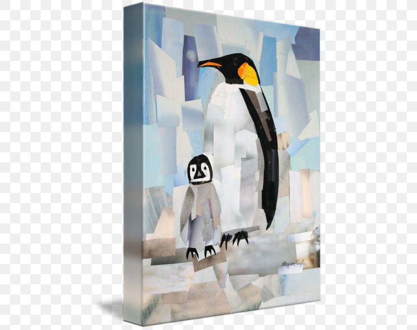 Penguin Gallery Wrap Canvas Art Printing, PNG, 453x650px, Penguin, Art, Bird, Canvas, Flightless Bird Download Free