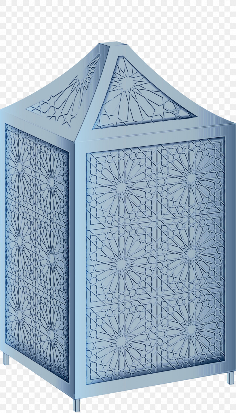 Blue Architecture Pattern Visual Arts Rectangle, PNG, 1718x2999px, Ramadan Lantern, Architecture, Blue, Glass, Paint Download Free