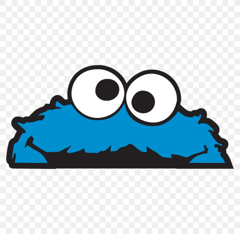 Cookie Monster Elmo Paper Sticker Decal, PNG, 800x800px, Cookie Monster, Advertising, Aqua, Artwork, Biscuits Download Free