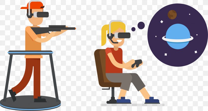 Virtual Reality Head-mounted Display, PNG, 1890x1014px, Virtual Reality, Augmented Reality, Cartoon, Chair, Communication Download Free