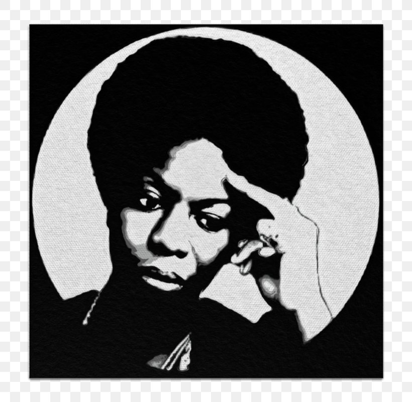 Nina Simone T-shirt Clothing Fashion, PNG, 800x800px, Nina Simone, Art, Black, Black And White, Clothing Download Free