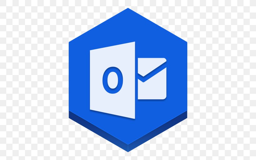 Blue Square Angle Area, PNG, 512x512px, Outlookcom, Area, Blue, Brand, Email Download Free