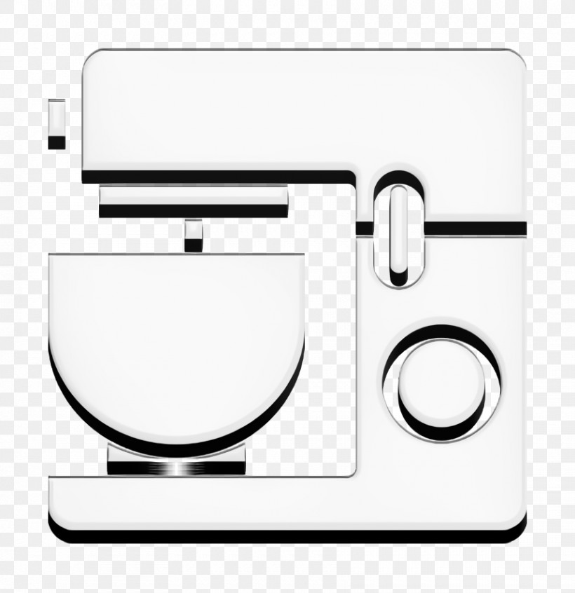Household Appliances Icon Blender Icon Mixer Icon, PNG, 860x888px, Household Appliances Icon, Black And White, Blender Icon, Geometry, Line Download Free