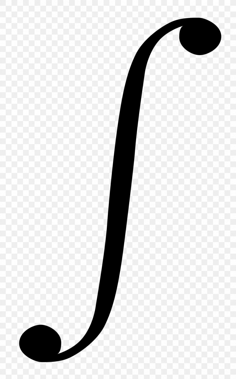 Integral Symbol Mathematics Antiderivative, PNG, 1200x1925px, Integral Symbol, Antiderivative, Black, Black And White, Calculus Download Free