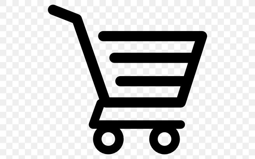 Shopping Cart, PNG, 512x512px, Shopping Cart, Area, Black And White, Ecommerce, Icon Design Download Free
