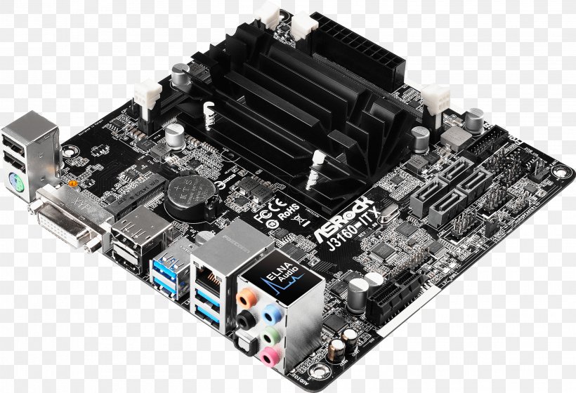 Intel Mini-ITX Motherboard DIMM ASRock, PNG, 2908x1986px, Intel, Asrock, Celeron, Central Processing Unit, Circuit Component Download Free