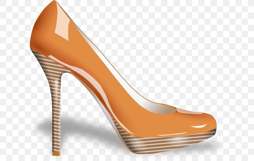 Slipper Sneakers High-heeled Footwear Clip Art, PNG, 640x520px, Slipper, Basic Pump, Beige, Boot, Footwear Download Free