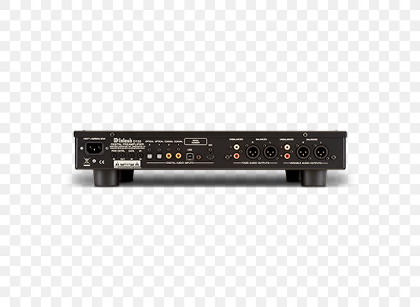 Digital Audio McIntosh Laboratory Preamplifier High Fidelity Digital-to-analog Converter, PNG, 600x600px, Digital Audio, Amplifier, Audio, Audio Equipment, Audio File Format Download Free