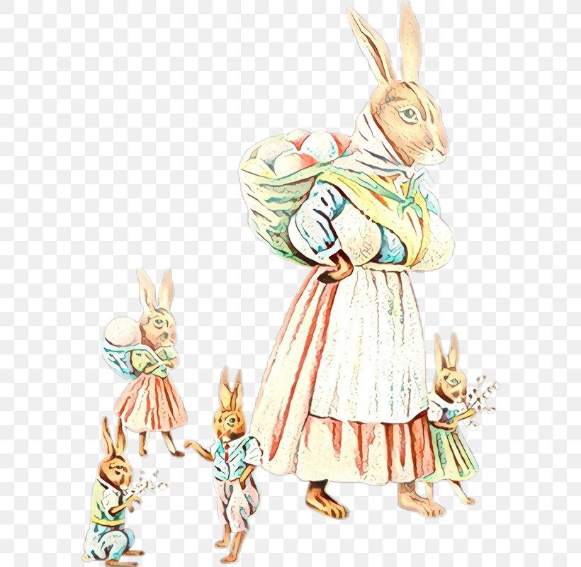 Easter Bunny Hare Illustration Costume Cartoon, PNG, 593x800px, Easter Bunny, Art, Cartoon, Costume, Costume Design Download Free