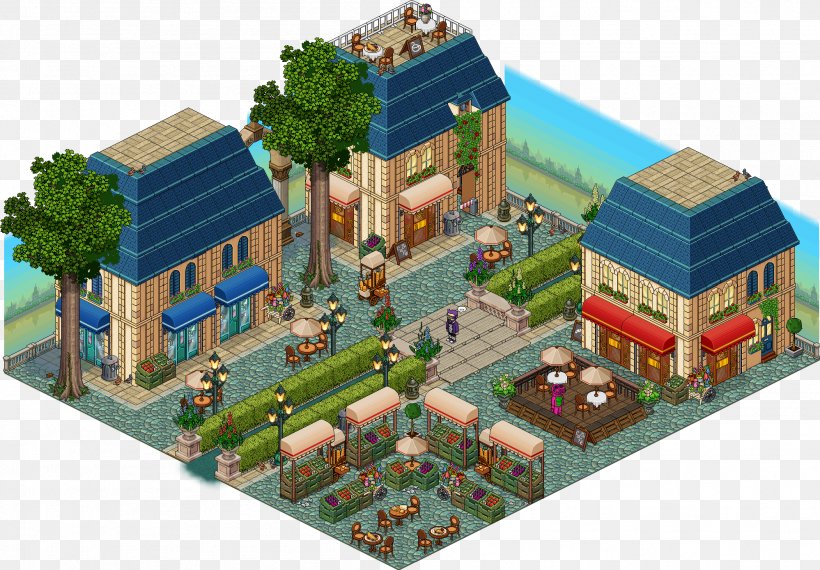 Habbo Building Tree House Room, PNG, 1997x1389px, Habbo, Building, Forum, Garden, Hitman Download Free