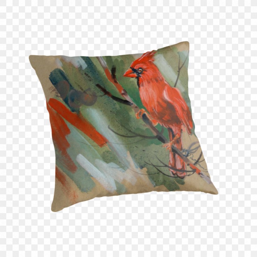 Throw Pillows Cushion Beak, PNG, 875x875px, Throw Pillows, Beak, Bird, Cardinal, Cushion Download Free
