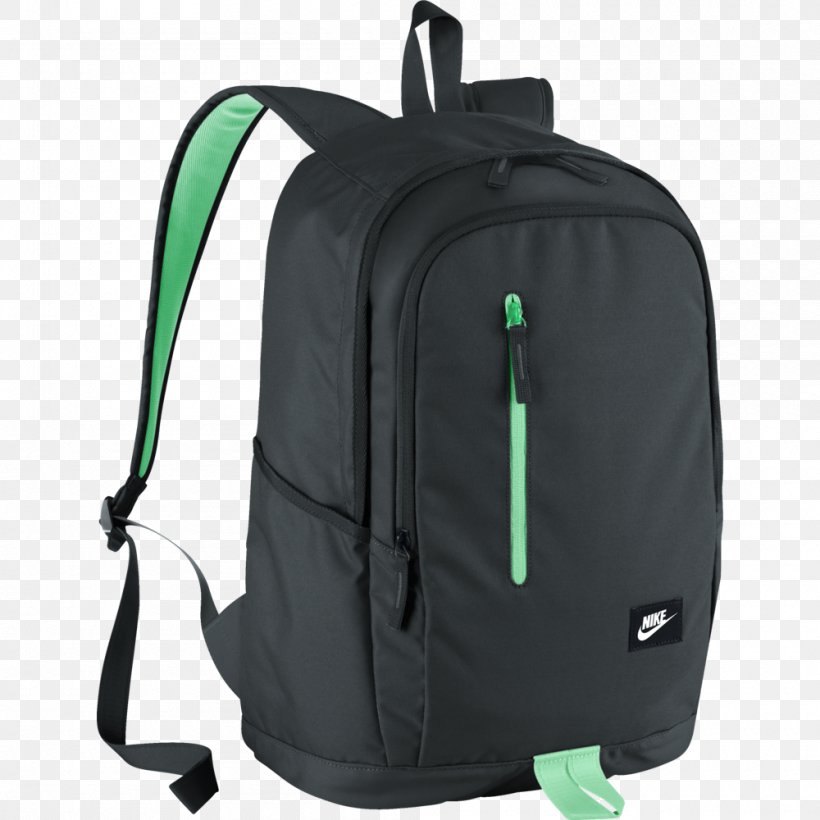Backpack Nike All Access Soleday Bag Swoosh, PNG, 1000x1000px, Backpack, Adidas, Bag, Black, Brand Download Free