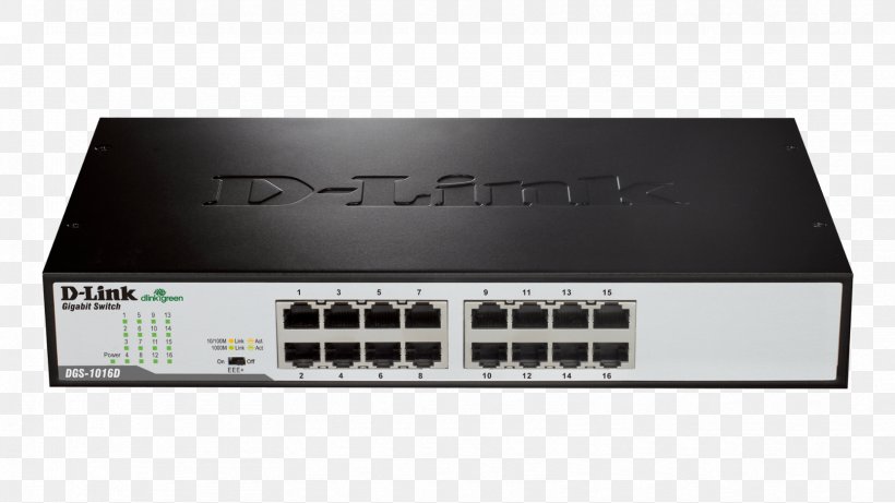 Network Switch Gigabit Ethernet D-Link Energy-Efficient Ethernet Fast Ethernet, PNG, 1664x936px, Network Switch, Audio Receiver, Computer, Computer Network, Computer Networking Download Free