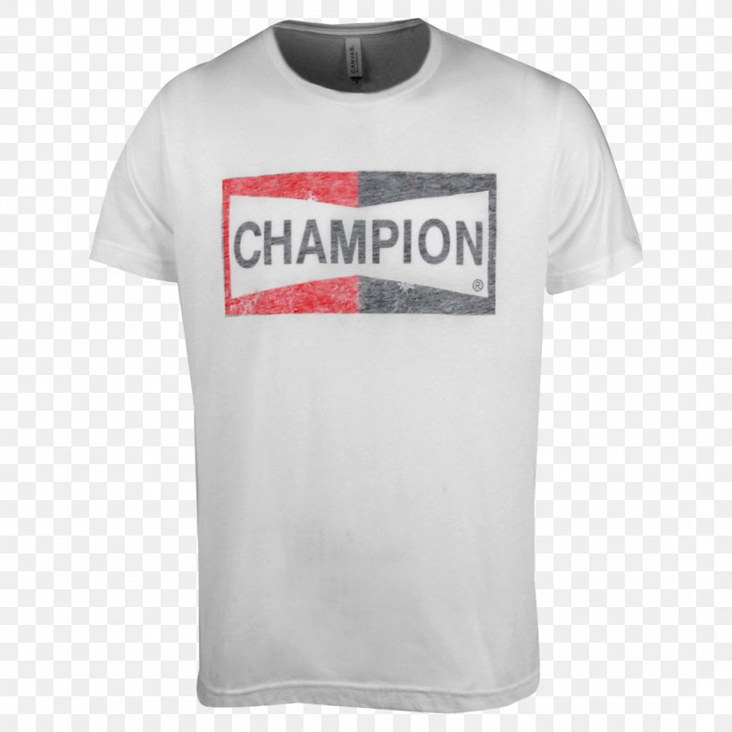 T-shirt Champion Oil Filter COF462 Kymco Dink 125-150-200 Logo Spark Plug, PNG, 1100x1100px, Tshirt, Active Shirt, Brand, Champion, Federalmogul Download Free