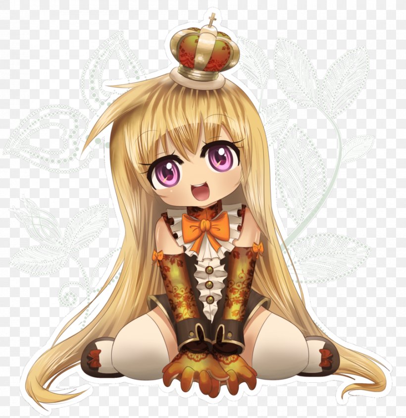 Arina Tanemura - Brown Hair Figurine Character PNG
