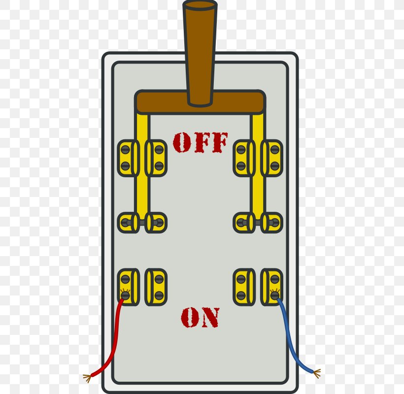 Knife Switch Electrical Switches Latching Relay Clip Art, PNG, 483x800px, Knife Switch, Area, Electric Current, Electrical Switches, Electrical Wires Cable Download Free