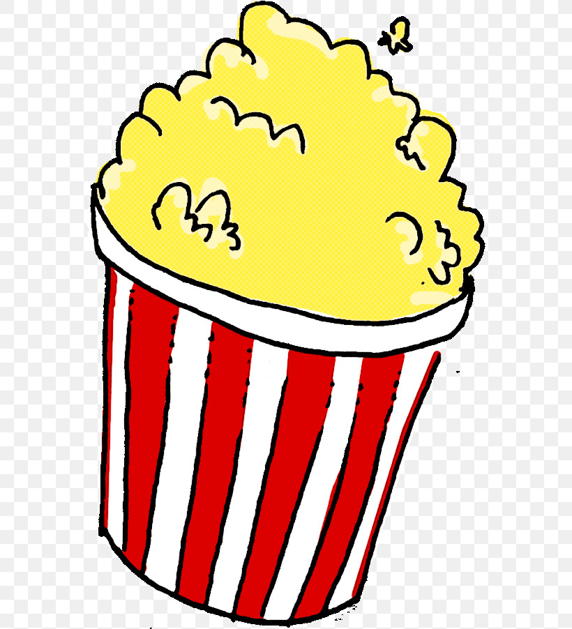 Popcorn, PNG, 574x902px, Yellow, Baking Cup, Popcorn Download Free