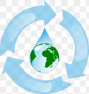 Recycle - Reclaimed Water Recycling Symbol Clip Art PNG