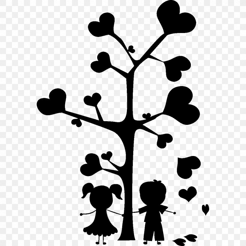 Valentines Day Background, PNG, 1200x1200px, Sticker, Adhesive, Bedroom, Blackandwhite, Branch Download Free
