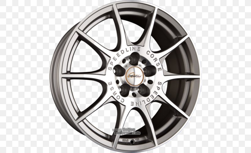 Alloy Wheel Autofelge Speedline Tire, PNG, 500x500px, Alloy Wheel, Alloy, Aluminium, Auto Part, Autofelge Download Free