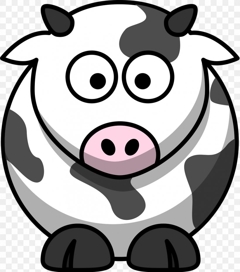 Cattle Cartoon Drawing Clip Art, PNG, 958x1086px, Cattle, Animation, Artwork, Black And White, Cartoon Download Free