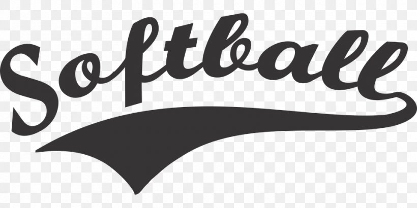Logo Softball Brand Font Baseball, PNG, 960x480px, Logo, Baseball, Black And White, Brand, Calligraphy Download Free