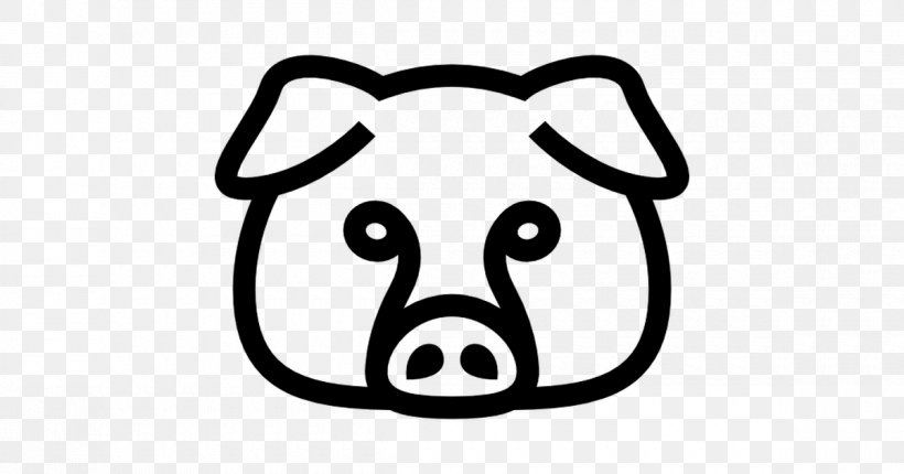 Pig Clip Art, PNG, 1200x630px, Pig, Animal, Area, Black And White, Head Download Free