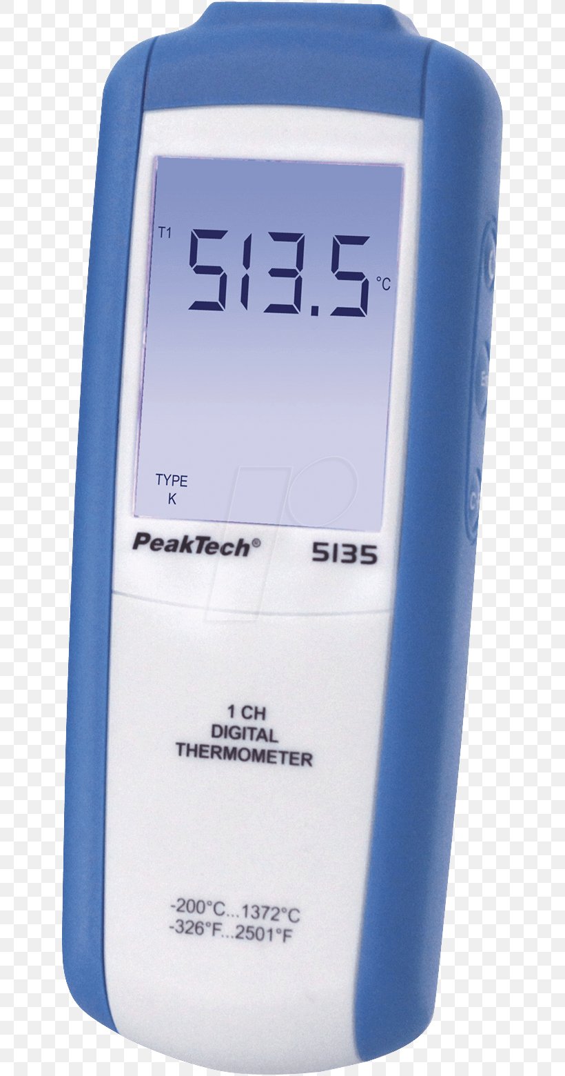 Thermometer Temperature Miernik Cyfrowy Measuring Instrument Multimeter, PNG, 644x1560px, Thermometer, Apparaat, Celsius, Current Clamp, Electronics Download Free