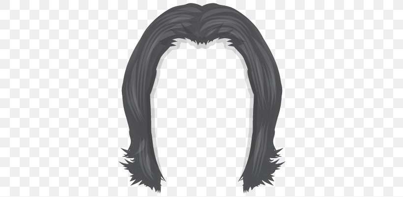 Wig Long Hair Hairstyle, PNG, 400x401px, Wig, Beard, Black And White, Black Hair, Face Download Free