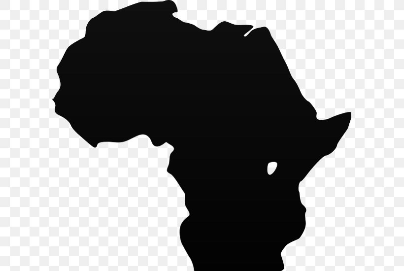Africa World Map Clip Art, PNG, 607x550px, Africa, Black, Black And White, Blank Map, Border Download Free