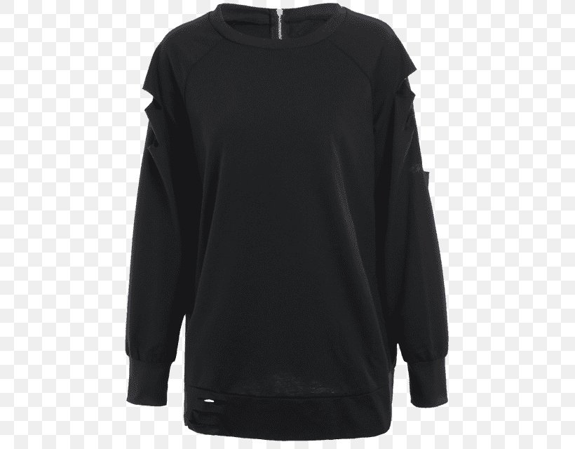 Hoodie T-shirt Crew Neck Sweater Clothing, PNG, 480x640px, Hoodie, Active Shirt, Black, Bluza, Clothing Download Free