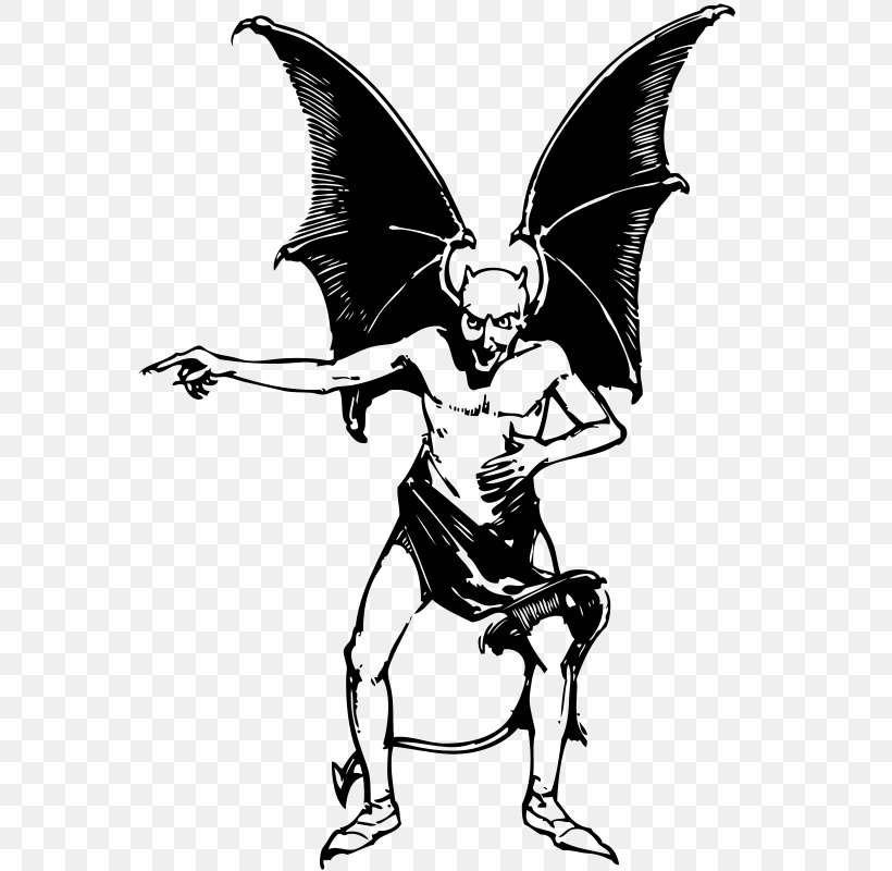 Lucifer Satan Devil Demon, PNG, 574x800px, Lucifer, Angel, Art, Black And White, Butterfly Download Free