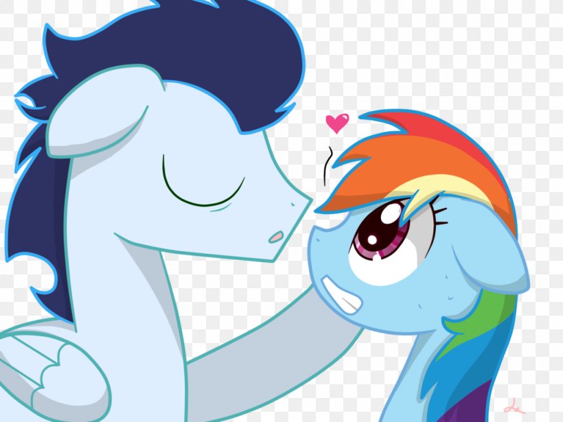 Pony Rainbow Dash Soarin Blue, PNG, 1024x768px, Watercolor, Cartoon, Flower, Frame, Heart Download Free